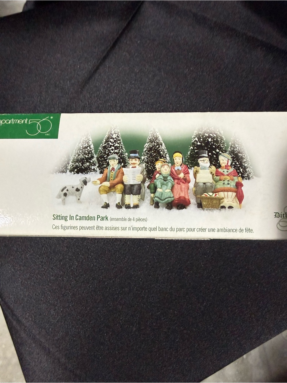 Department 56 Holiday Carolers Figurine Set - Green, Red, White, Black